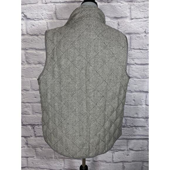 Wishlist wool blend quilted vest with herringbone design - Picture 4 of 10